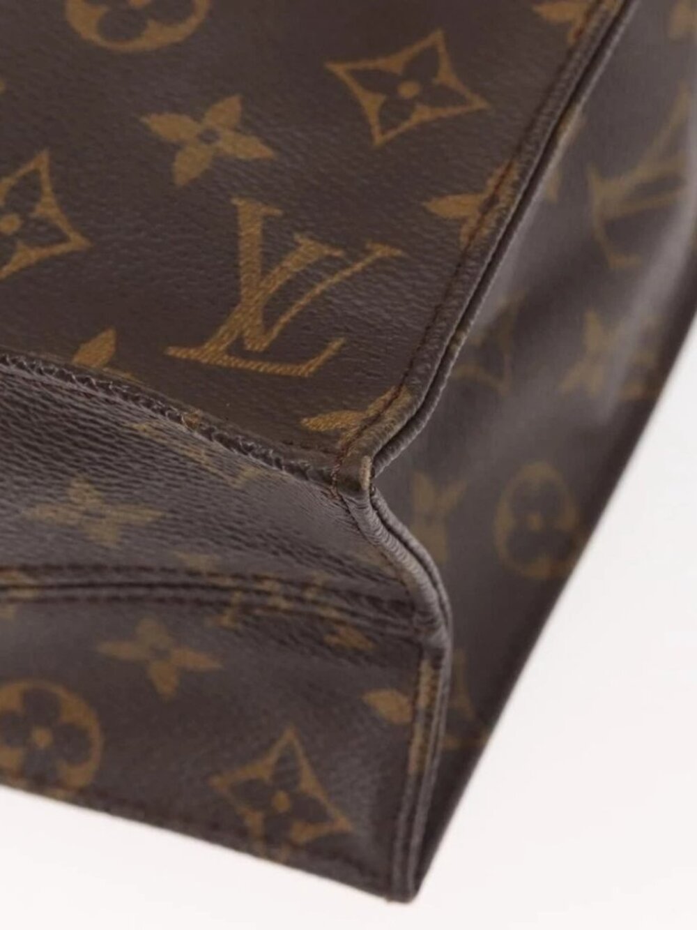 LOUIS VUITTON Monogram Sac Plat Hand Bag M51140 LV Auth - Picture 13 of 16